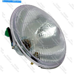 Headlight 7 "wbhCgr[+ԓdz_[GtB[hm[gAG@US̃[JXvJ 7" Headlight Beam+Parking Bulb Holder Lucas Replica For Enfield Norton Ariel @US