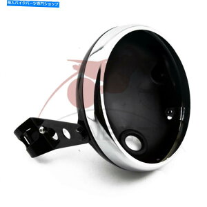 Headlight �n�[���[�`���b�p�[�{�o�[�p�̃I�[�g�o�C�w�b�h���C�g�u���P�b�g28mm-36mm�V�F���o�P�b�g Motorcycle Headlight Bracket 28mm-36mm Shell Bucket For Harley Chopper Bobber�y���s�A���i�z