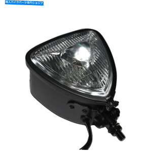 Headlight Black Clear 5 Triangle�w�b�h�����v�w�b�h���C�g�n�[���[�J�X�^���I�[�g�o�CH4 Black Clear 5 Triangle Headlamp Headlight for Harley Custom Motorcycle H4�y���s�A���i�z
