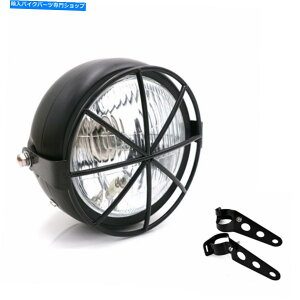 Headlight �u���b�N�I�[�g�o�C6.5 �w�b�h���C�g�u���P�b�g�n�[���[�`���b�p�[�J�t�F���[�T�[�{�o�[�J�X�^�� Black motorcycle 6.5 headlight bracket Harley chopper cafe racer bobber custom�y���s�A���i�z