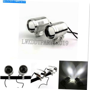 Headlight 2PCS CHROME U2 30W LEDX|bgCgI[goC^]tHOX|bgwbhCgvVK 2PCS Chrome U2 30W LED Spotlight Motorcycle Driving Fog Spot Head Light Lamp NEW