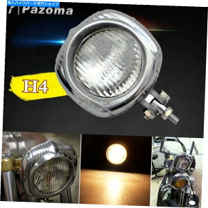 Headlight 4.5�I�[���h�X�N�[����H4�w�b�h�����v�n�[���[�{�o�[�J�t�F���[�T�[�J�X�^���w�b�h���C�g 4.5 in Old School H4 Head Lamp For Harley Bobber Cafe Racer Custom Headlight�y���s�A���i�z