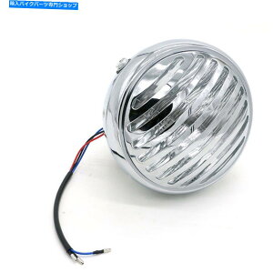 Headlight gre[WTCh}EgOoCNwbhCgvJtF[T[`bp[p Retro Vintage Side Mount Grill Motorcycle Headlight Lamp For Cafe Racer Choppers
