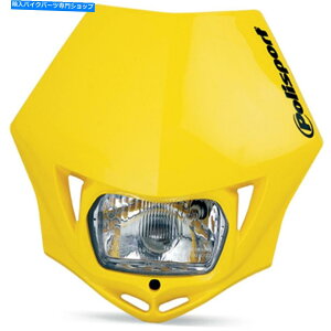 Headlight |X|[gCG[MMXjo[TwbhCg_[goCNXYLpgNXoCN Polisport Yellow MMX Universal Headlight Dirtbike Motocross Bike for Suzuki