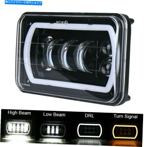 Headlight �X�Y�LDRZ400SM DRZ400S DRZ400E 4x6 LED�w�b�h���C�g�n���[�v���W�F�N�^�[HI/LO�r�[���p for Suzuki DRZ400SM DRZ400S DRZ400E 4x6 LED Headlight Halo Projector Hi/Lo Beam�y���s�A���i�z