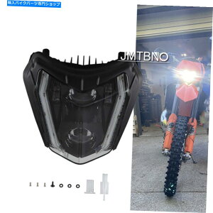 Headlight 2017-2021 250 350 450 SXF 500 SMC-R 690 LED�w�b�h���C�g�n�C/���[�r�[��w/ DRL For 2017-2021 250 350 450 SXF 500 SMC-R 690 LED Headlight High/Low Beam w/ DRL�y���s�A���i�z