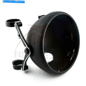 Headlight �I�[�g�o�C�w�b�h���C�g�o�P�b�g�V�F��41mm�u���P�b�g�t�B�b�g7 �n�[���[�p�̊ۂ��w�b�h���C�g Motorcycle Headlight Bucket Shell 41mm Bracket Fit 7 Round Headlight for Harley�y���s�A���i�z