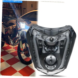 Headlight I[goC_[goCNIt[hLEDwbhCgDRL 250 350 450 501 300 XC-W XCW Motorcycle Dirt Bike Off Road LED Headlight DRL For 250 350 450 501 300 XC-W XCW