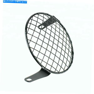 Headlight OXubN5 3/4 "X`[[^[TCNwbhCgbVOJo[K[hJtF[T[ Gloss Black 5 3/4" Steel Motorcycle Headlight Mesh Grill Cover Guard Cafe Racer