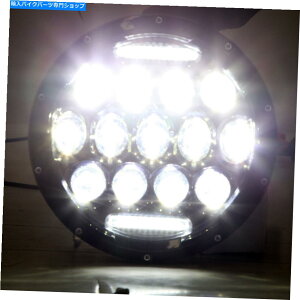 Headlight 7 ���[�^�[�T�C�N���w�b�h���C�gLED�n�[���[�J�t�F���[�T�[�f�r�b�h�\���̃^�[���M��light DRL 7 Motorcycle Headlight LED Turn Signal Light DRL For Harley Cafe Racer Davidson�y���s�A���i�z
