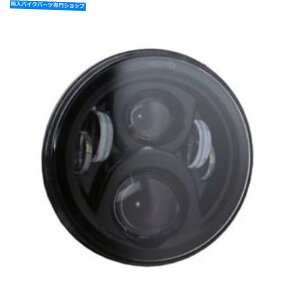 Headlight ubN7 "hbgLEDwbhCgfC[J[n[[}nz_XYLgEJtF[X Black 7" DOT LED Headlight daymaker Harley yamaha honda suzuki Triumph cafe race