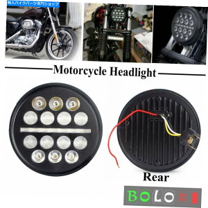 Headlight Black 5.75 LED Headlight High Low Beam DRL�w�b�h�����v�A�Z���u���n�[���[�_�C�i Black 5.75 LED Headlight High Low Beam DRL Headlamp Assembly For Harley Dyna�y���s�A���i�z