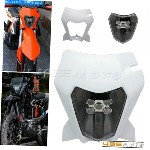 Headlight XCW�pLEDE8�w�b�h���C�g�����vExcf 250 350 500 6��690 SMCR MX Enduro LED E8 Headlight Lamp For XCW EXC XCF 250 350 500 Six Day 690 SMCR MX Enduro