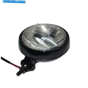 Headlight 6 �w�b�h���C�g�{�g���}�E���g�J�t�F���[�T�[�{�u�o�[���[�^�[�T�C�N���J�X�^���w�b�h�����v�N���A 6 Headlight Bottom Mount Cafe Racer Bobber Motorcycle Custom Head Lamp Clear�y���s�A���i�z