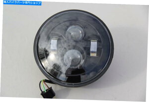 Headlight 7 "ubNvWFN^[LEDwbhCgwbhCg\tgACc[On[[frbh\ 7" BLACK PROJECTOR LED HEADLIGHT HEAD LIGHT SOFTAIL TOURING HARLEY DAVIDSON