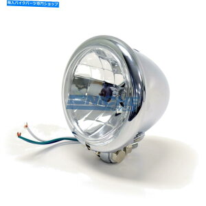 Headlight Chrome 4.5 �w�b�h���C�g�_�C�������h�J�b�g�����[�^�[�{�g���}�E���g�A�Z���u���`���b�p�[ Chrome 4.5 Headlight Diamond Cut Relector Bottom Mount Assembly Chopper�y���s�A���i�z