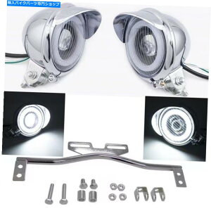 Headlight I[goĆAz_XYL}ñhCrOX|bgtHOvo[uPbgʉ߂ Motorcycle LED Passing Driving Spot Fog Lamp Bar Bracket For Honda Suzuki Yamaha