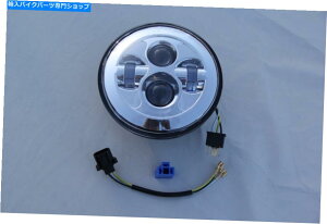 Headlight 7 �V���o�[�v���W�F�N�^�[LED�w�b�h���C�g�w�b�h�����v�n�[���[Davidson FLST FXST FLHTC 7 SILVER PROJECTOR LED HEADLIGHT HEAD LAMP HARLEY DAVIDSON FLST FXST FLHTC