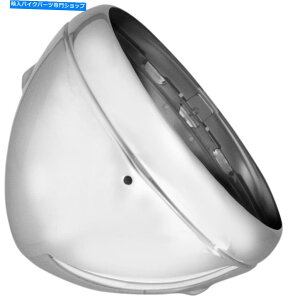 Headlight GSH/v[JX7 "VFChr 66-65066 EMGO H/LAMP LUCAS 7" SHELL CHR 66-65066