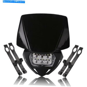 Headlight ���j�o�[�T���I�[�g�o�C�_�[�g�o�C�NLED MOTO�w�b�h���C�g�w�b�h���C�g�����v�t�F�A�����OKTM Universal Motorcycle Dirt Bike LED Moto Headlight Head Light Lamp Fairing KTM�y���s�A���i�z