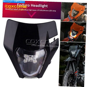 Headlight SuperMoto Front LED�w�b�h���C�gExcf XCF XCW SXF TE TC FE 300 350 450 KLX 250 Supermoto Front LED Headlight for EXC XCF XCW SXF TE TC FE 300 350 450 KLX 250�y���s�A���i�z