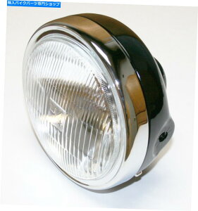 Headlight 6 1/4 "wbhvAZû鍕61301-MB1-003VI Replacement 6 1/4" Headlamp Assembly Glossy Black 61301-MB1-003 NEW!