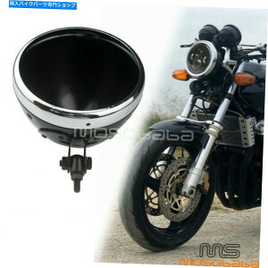 Headlight �n�[���[�_�C�i�t�@�b�g�{�[�CFXST�`���b�p�[�̂��߂�7�C���`�̃I�[�g�o�C�w�b�h���C�g�V�F���n�E�W���O 7 Inch Motorcycle Headlight Shell Housing For Harley Dyna Fat Boy FXST Chopper�y���s�A���i�z