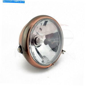 Headlight 5.75INCH���g���}�E���g�w�b�h���C�g�����v�J�t�F���[�T�[�{�u�o�[�N���[�U�[�I�[�g�o�C 5.75inch Retro Side Mount Headlight Lamp Cafe Racer Bobber Cruiser Motorcycle�y���s�A���i�z