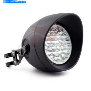 Headlight 5.75 �n�[���[�J�t�F���[�T�[�̒e�ۗp�̃I�[�g�o�CLED�w�b�h���C�gHI-LO�r�[���u���P�b�g 5.75 Motorcycle LED Headlight Hi-Lo Beam Bracket For Harley Cafe Racer Bullet�y���s�A���i�z
