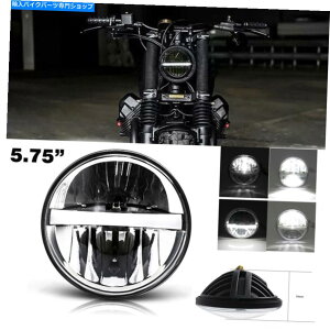 Headlight 5-3/4 5.75�C���`LED�v���W�F�N�^�[�w�b�h���C�gHI/LO DRL�����v�I�[�g�o�C�_�C�i�ɓK���Ă��܂� 5-3/4 5.75inch LED Projector Headlight Hi/Lo DRL Lamp fit for Motorcycle Dyna�y���s�A���i�z