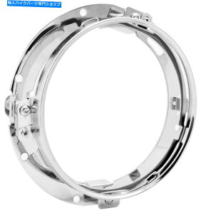 Headlight 1997N2013Ñc[O7C`LEDwbhCgp̒lCChrome HarleyA_v^[O Value Line Chrome Harley Adapter Ring for 7" LED Headlights on 1997-2013 Touring