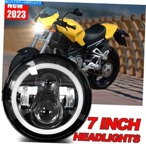 Headlight 7 '' LED�w�b�h���C�g�����vDRL�^�[���V�O�i���n�C�r�[���h�D�J�e�B�����X�^�[900 1000 695 7'' LED Headlight Lamp DRL Turn Signal High Beam for DUCATI Monster 900 1000 695�y���s�A���i�z