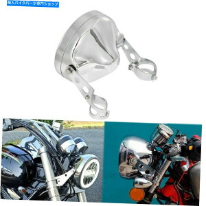 Headlight 7 �I�[�g�o�C�w�b�h���C�g���E���h�n�E�W���O�w�b�h�����v���C�g�o�P�b�g�V�F���T�C�h�}�E���g 7 Motorcycle Headlight Round Housing Headlamp Light Bucket Shell Side Mount�y���s�A���i�z