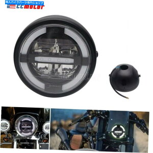 Headlight 6.5�C���`�I�[�g�o�CLED�w�b�h���C�gDRL�f�C�^�C�������j���O�w�b�h���C�g�n�[���[ 6.5 Inch Motorcycle LED Headlight DRL Daytime Running Headlights For Harley�y���s�A���i�z