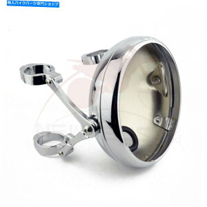 Headlight �I�[�g�o�C�w�b�h���C�g�u���P�b�g39-41mm CNC�t�H�[�N�`���[�u�X�|�b�g���C�g�V�F���o�P�b�g7 �����Y Motorcycle Headlight Bracket 39-41mm CNC Fork Tube Spotlight Shell Bucket 7Lens�y���s�A���i�z