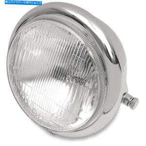 Headlight hbOXyVeBTCh}EgH4wbhCg-5-3/4 "-Chrome | 20-6003HD-BXLB1 Drag Specialties Side Mount H4 Headlight - 5-3/4" - Chrome | 20-6003HD-BXLB1