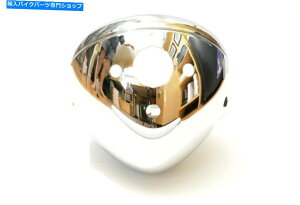 Headlight Triumph��Norton Chrome 7 �w�b�h�����v�V�F��-54523508 Triumph & Norton Chrome 7 Headlamp Shell - 54523508�y���s�A���i�z