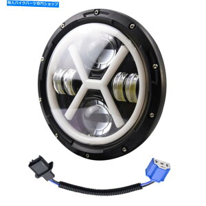 Headlight 1PCS 7INEhvWFN^[wbhCgX^CvHI/LOr[邢G1Z8 1PCS 7in Round Projector Headlight X-Type Hi/Lo Beam Bright G1Z8