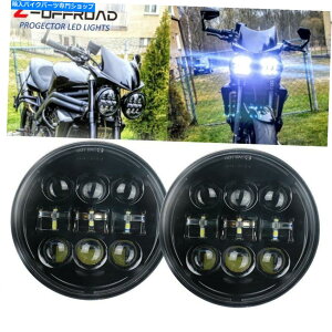 Headlight 2x 5-3/4 "5.75"hbgLEDwbhCgvWFN^[̃gCAtPbg3/4 Thunderbird 2x 5-3/4" 5.75" DOT LED Headlights Projector for Triumph Rocket 3/4 Thunderbird