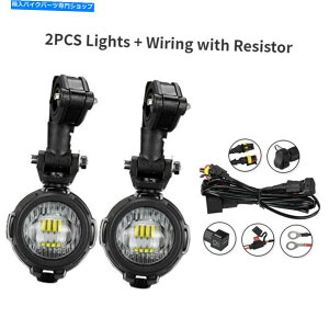 Headlight BMW R1200GS F750 F800GSp2X LEDX|bg⏕tHOCg^]Z[teBv 2X LED Spot Auxiliary Fog Light Driving Safety Lamps for BMW R1200GS F750 F800GS