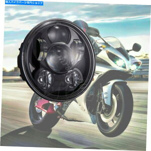 Headlight 5.75 ''���E���h45W�u���b�NLED�n�[���[�f�r�b�h�\���X�|�[�c�X�^�[�p��E9�w�b�h���C�g�v���W�F�N�^�[ 5.75'' Round 45W Black LED E9 Headlight Projector For Harley Davidson Sportster