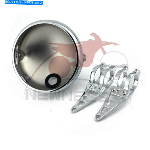 Headlight �I�[�g�o�C�w�b�h���C�g7 �o�P�b�g41mm�u���P�b�g�N�����v�t�H�[�N�`���[�u�z���_�[�V�F���N���� Motorcycle Headlight 7 Bucket 41mm Bracket Clamp Fork Tube Holder Shell Chrome�y���s�A���i�z