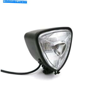 Headlight �u���b�N�N���A�����Y�I�[�g�o�C�w�b�h���C�g�{�u�o�[�`���b�p�[�J�t�F���[�T�[�J�X�^���v���W�F�N�g Black clear lens motorcycle headlight bobber chopper cafe racer custom projects�y���s�A���i�z