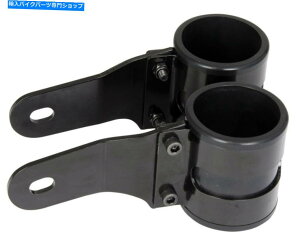 Headlight ]ԃ[^[TCNXN[^[jo[TtBbgXeXwbhCguPbgyA44-46mm Bikeit Motorcycle Scooter Universal Fit Stealth Headlight Brackets Pair 44-46mm