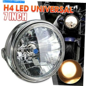 Headlight I[goC /]Ԃ̊ۂۂtuPbgpLEDCgwbhCg7 "" LED Light Arrow Headlight 7"" for Motorcycle / Bicycle Round Mounting Bracket