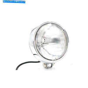 Headlight NNAY5.75 "XwbhCgn[[}nz_XYLJtF Chrome clear lens 5.75" slim headlight Harley Yamaha Kawasaki Honda Suzuki cafe