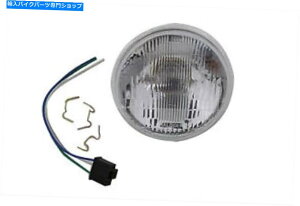 Headlight 5-3/4�w�b�h�����v�̃x�C�c�����v�������j�b�g�n�[���[�_�r�b�h�\���ɓK������ Bates Lamp Replacement Unit for 5-3/4 Headlamp fits Harley-Davidson�y���s�A���i�z