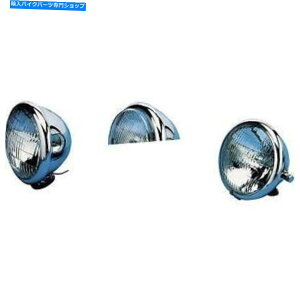 Headlight ドラッグスペシャリティDS-280036 5 3/4in。クロムヘッドライトアセンブリ Drag Specialties DS-280036 5 3/4in. Chrome Headlight Assembly