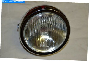 Headlight XYLGN125 6 "JX^{o[JtF[T[p̃NwbhCgAZu Suzuki GN125 6" chrome headlight assembly also for custom bobber cafe racer