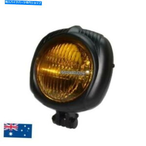 Headlight 4 1/4 �����I�[�g�o�C���B���e�[�W���g���w�b�h���C�g�n�[���[�`���b�p�[�{�o�[�J�t�F���[�T�[ 4 1/4 black motorcycle Vintage retro headlight Harley chopper bobber cafe racer�y���s�A���i�z